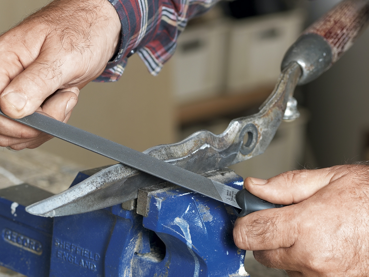 Slib saks haveredskaber