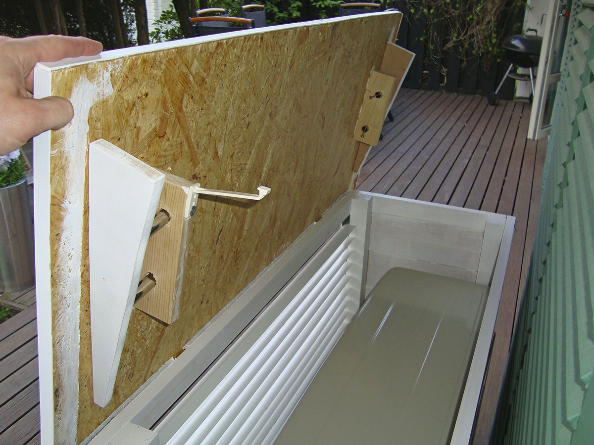 ilmalämpöpumpun suojakotelo