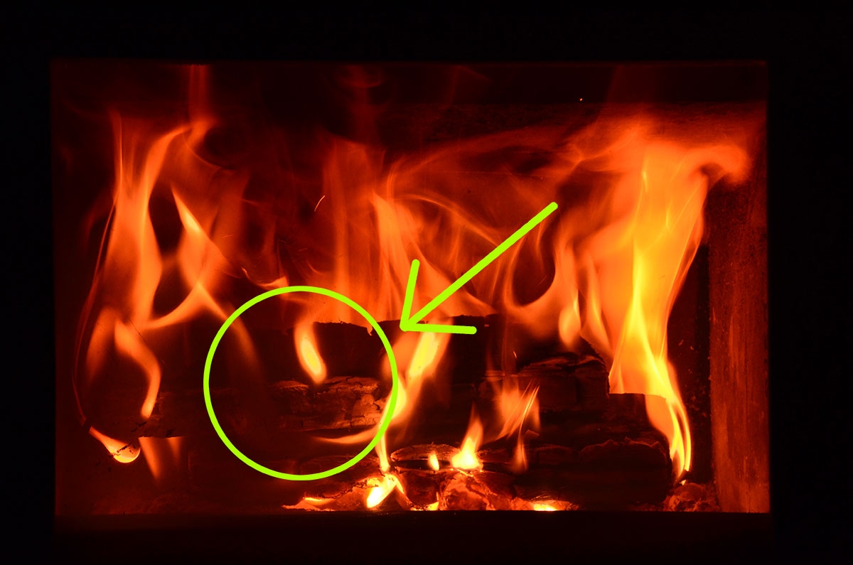 Brænde paller i brændeovn