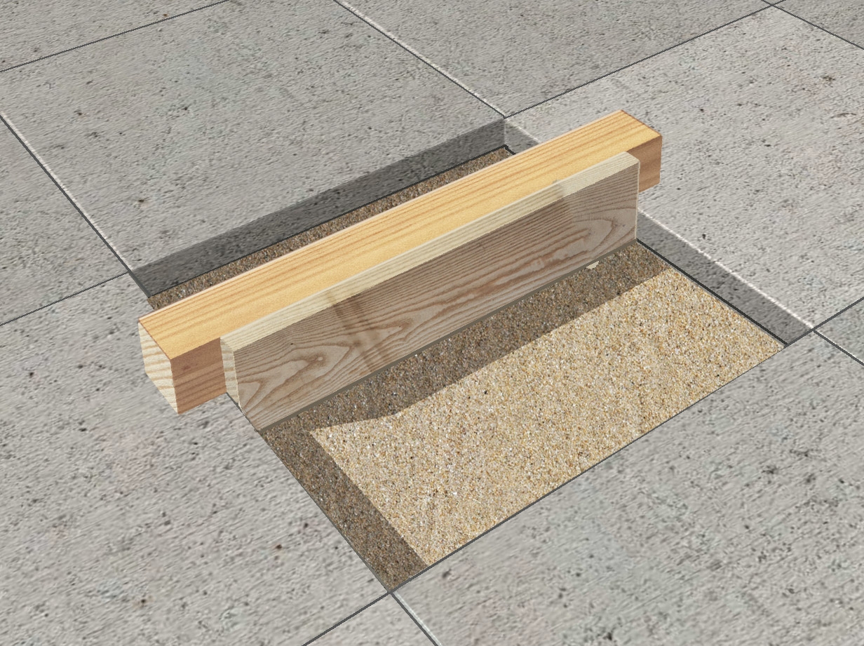 Terassilaatan vaihto