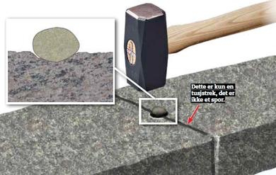 Hvordan tilpasser jeg en kantstein?