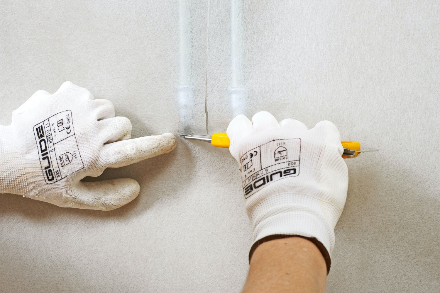 Glasfilt: Skær filt