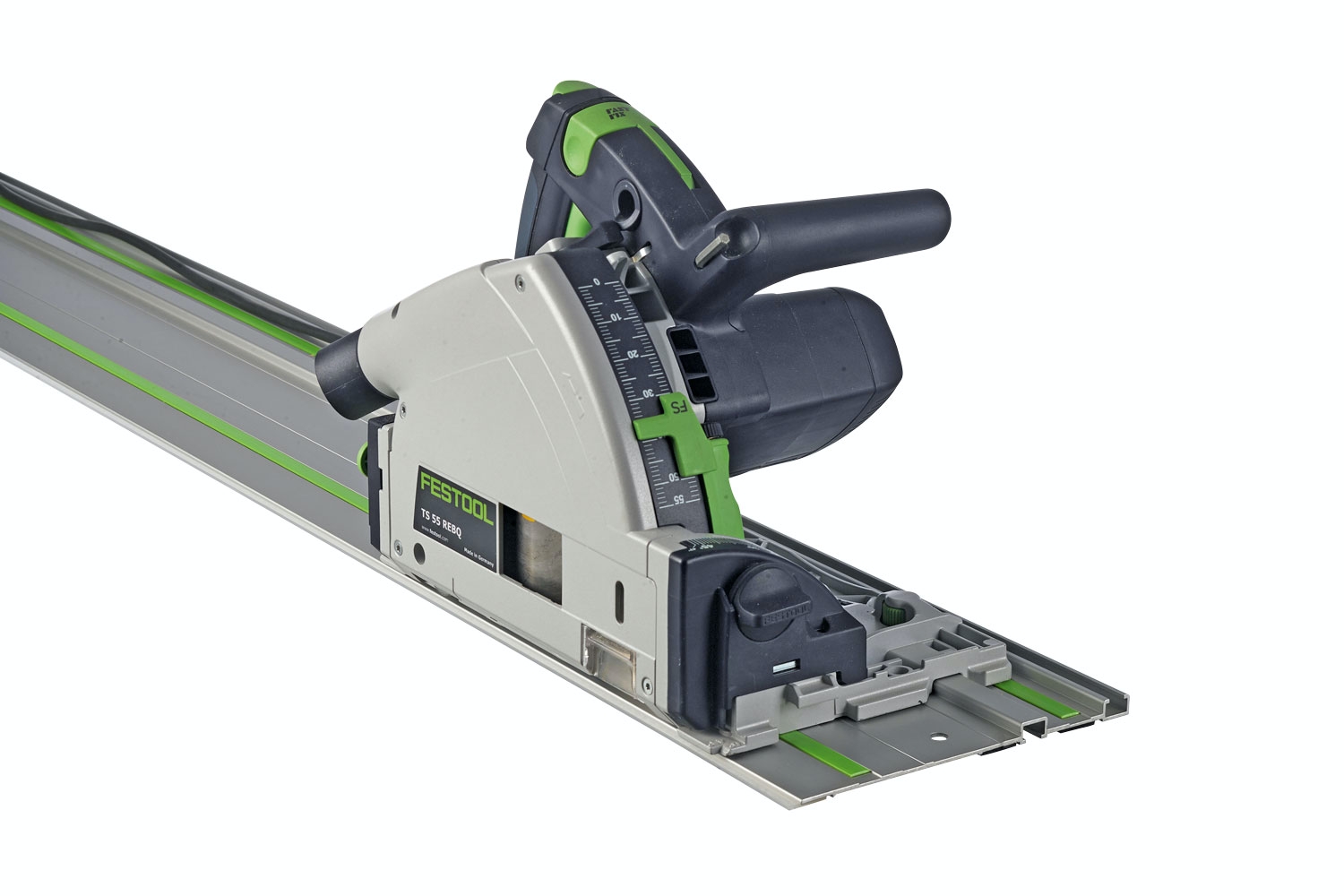 Rundsav: Dyksav med skinne