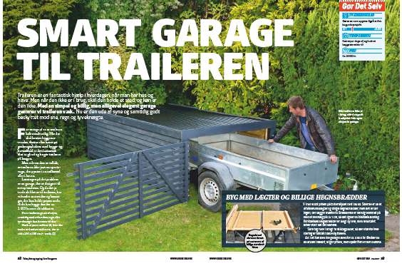 Byg simpel og billig garage til traileren