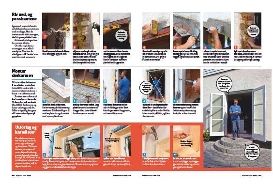 Sette inn dør i bærevegg | Sette inn vindu i bærevegg