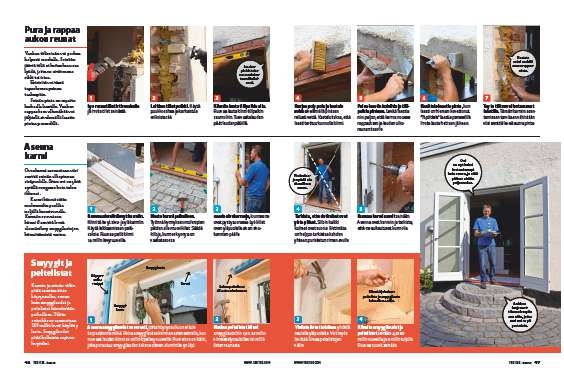 Uuden oviaukon tekeminen ulkoseinään