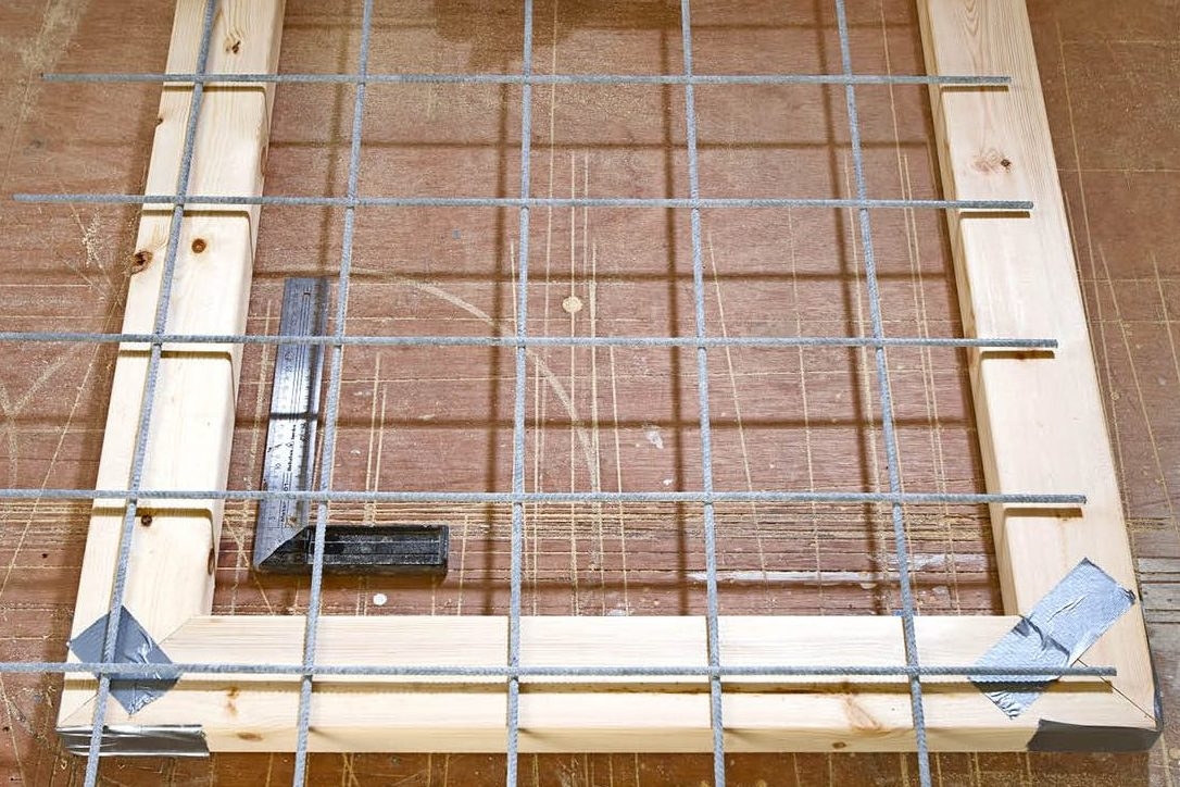 Armeringsnett: Gjerde av armeringsnett