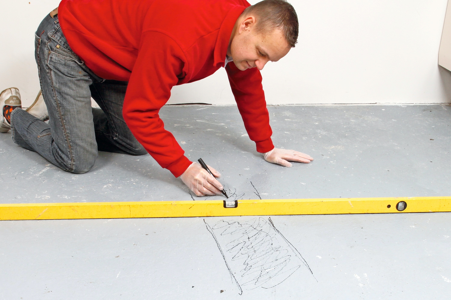 Oppretting av betonggulv