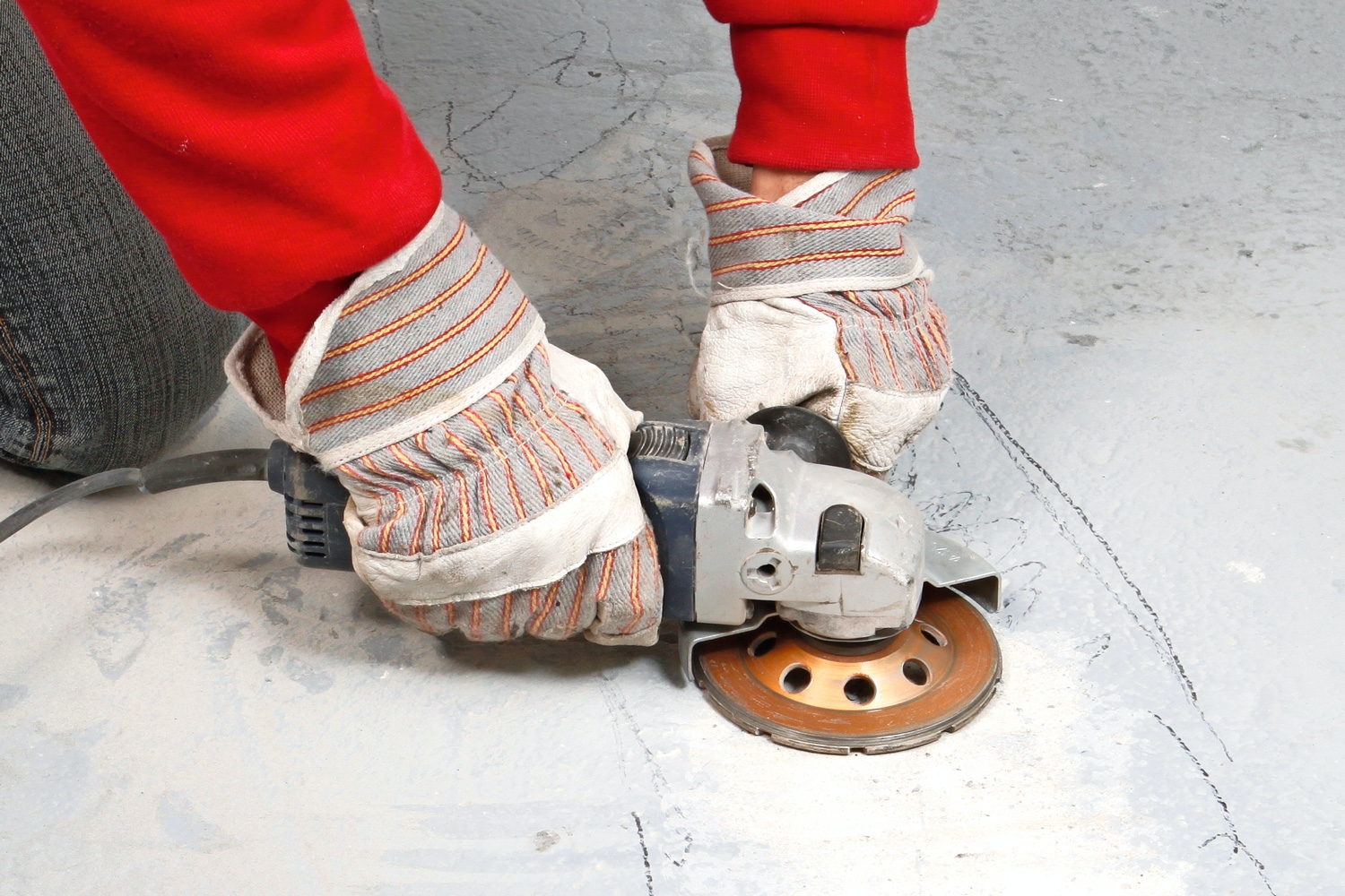 Oppretting av betonggulv