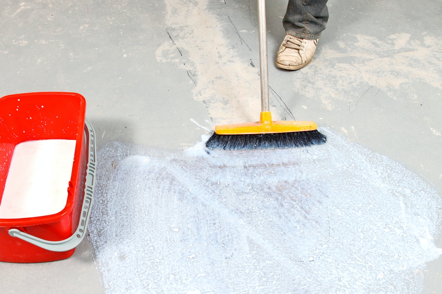 Oppretting av betonggulv