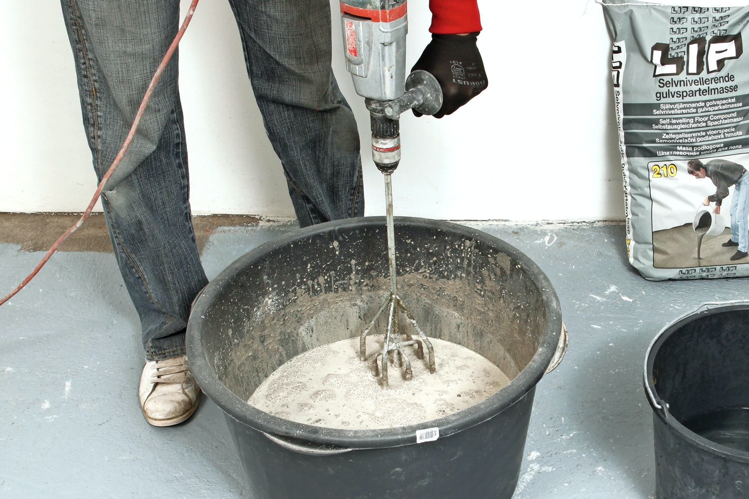 Oppretting av betonggulv