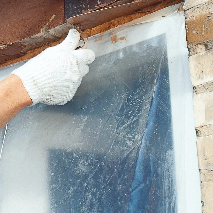 Facade puds: Dæk vinduer og døre