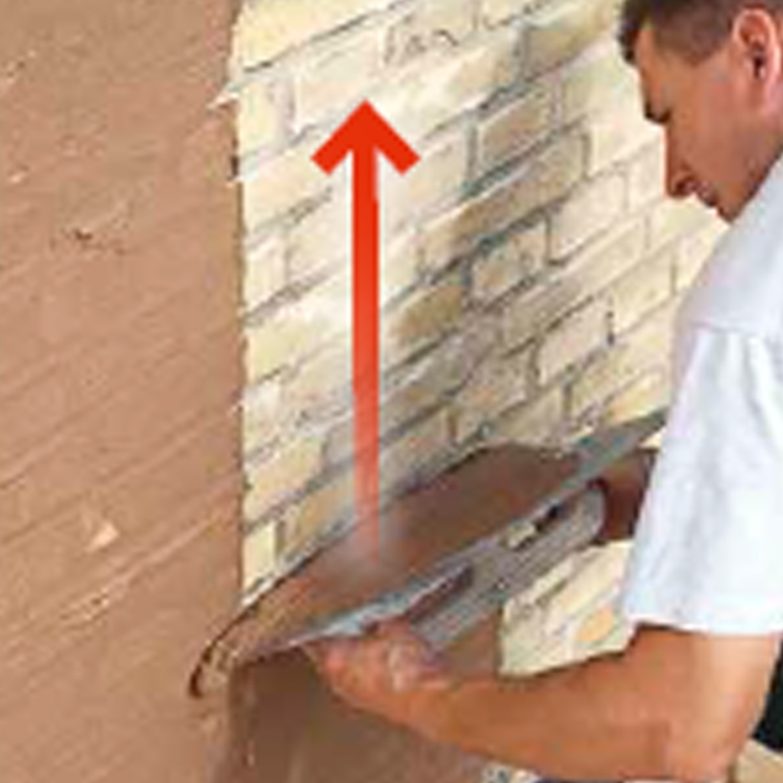 Pusse teglstein: Trekk på pussen