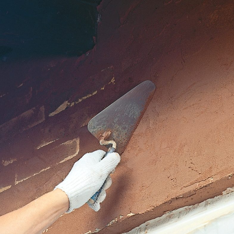 Tiilitalon rappaus: Tasoita laasti kauhalla