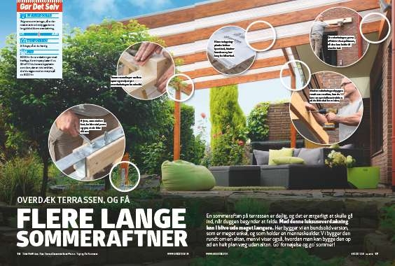 Byg overdækning på terrassen