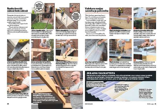 Tee terassille katos