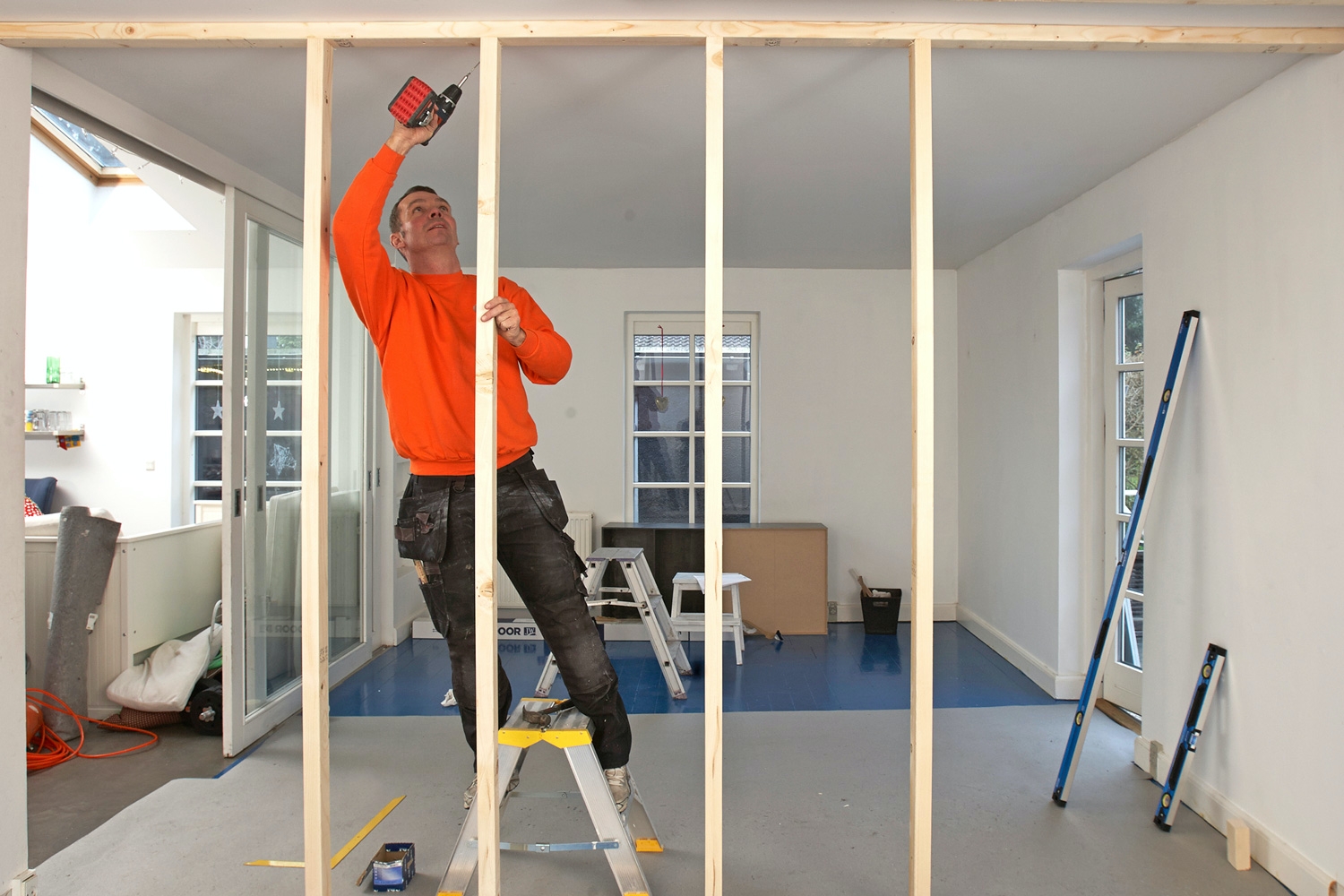 Træskruer: Indendørs byggeri