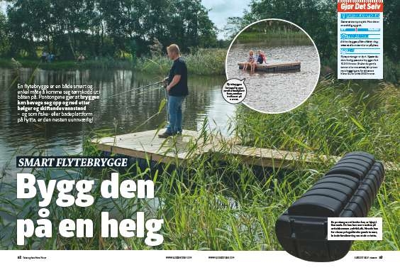 Bygge flytebrygge