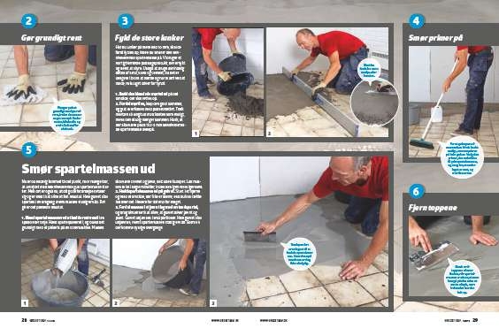 Selvnivellerende gulvspartel: Selvnivellerende spartelmasse skal hjælpes på vej