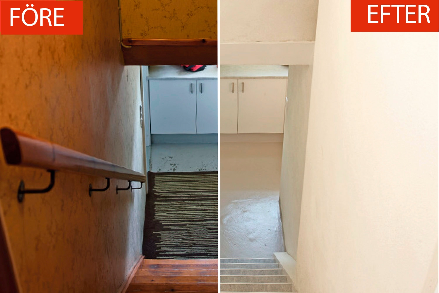 Från mörkt och trist till ljust och fräscht