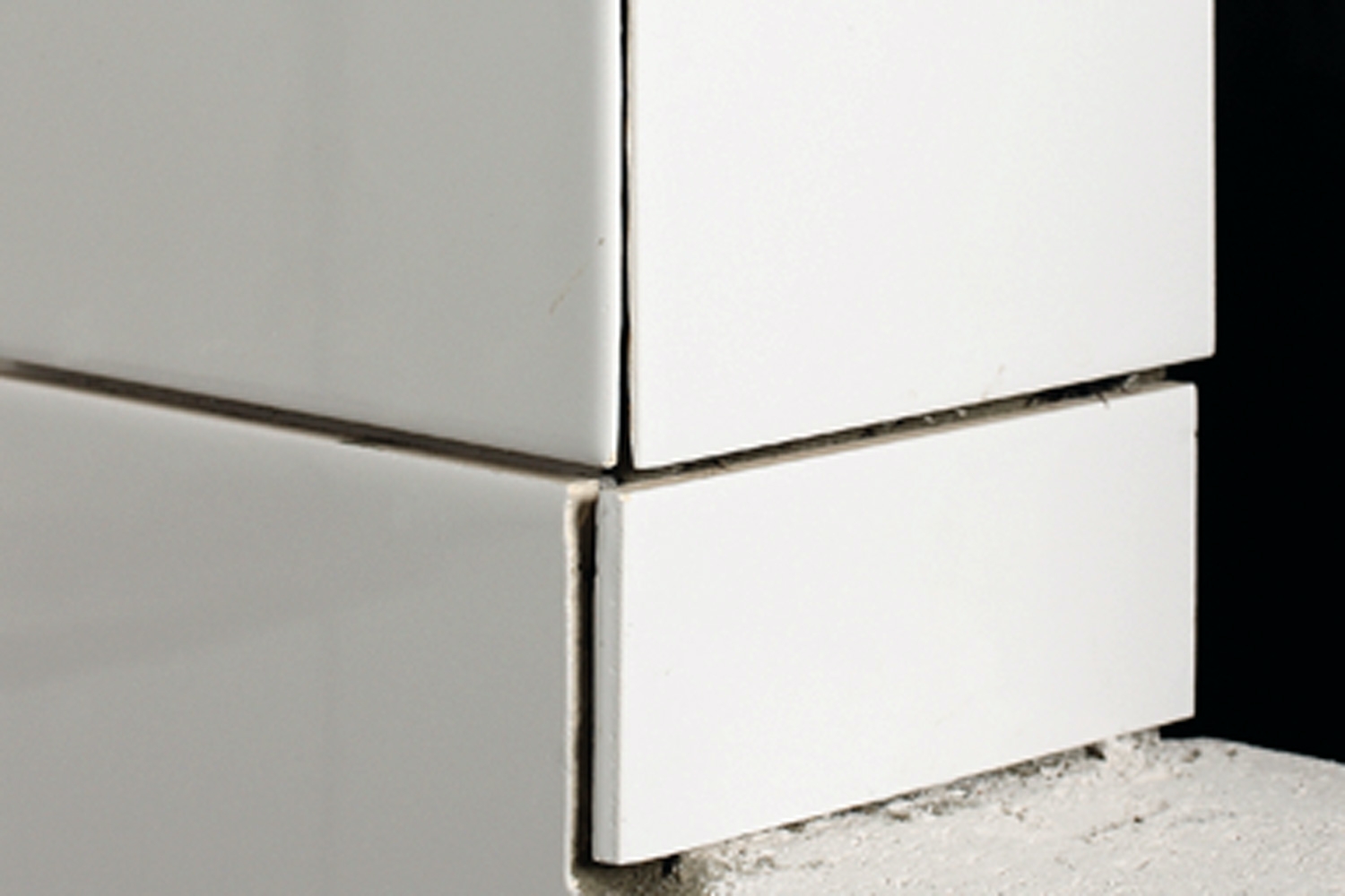 Fliser på et utvendig hjørne