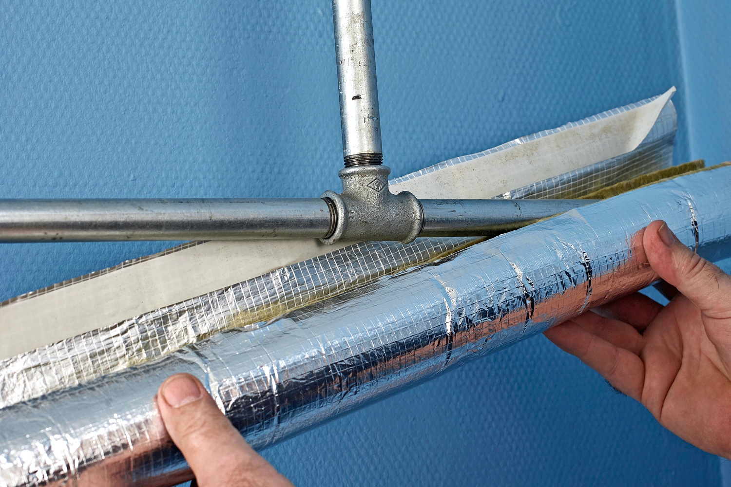 Isolera rör på T-rör