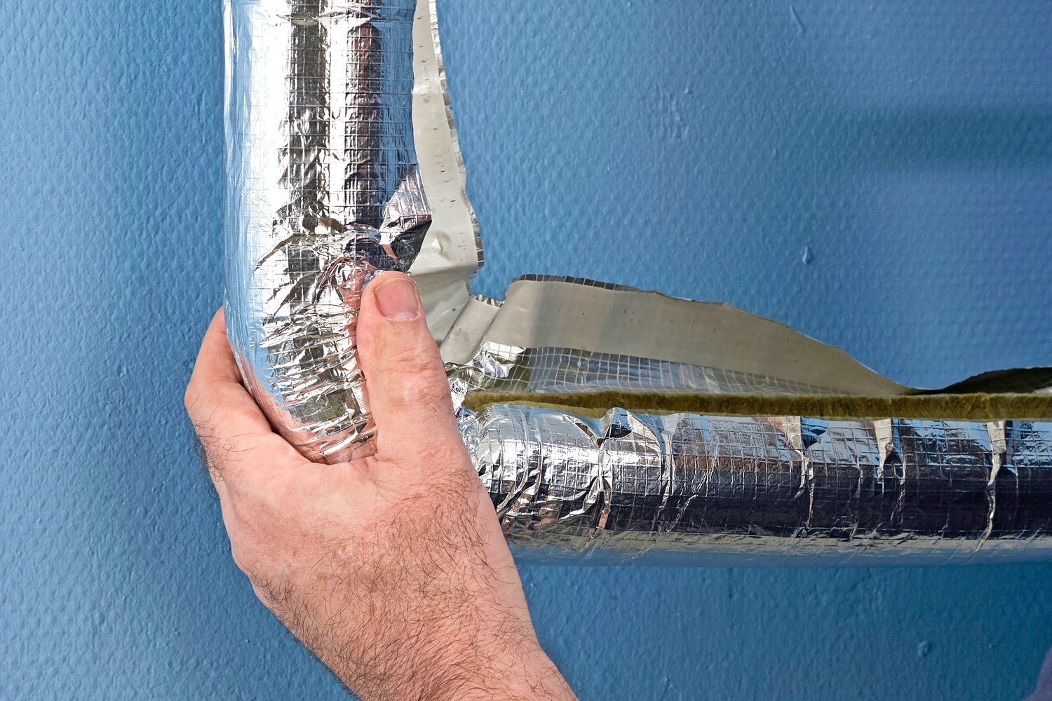 Isolera rör i vinkel med rörskål