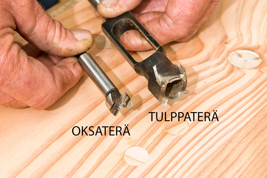 Tee tulpat oksaja tulppateräsarjalla