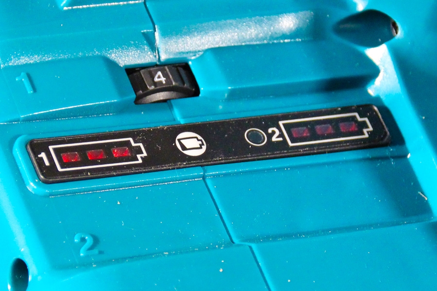 Välgenomtänkt sänksåg på batteri