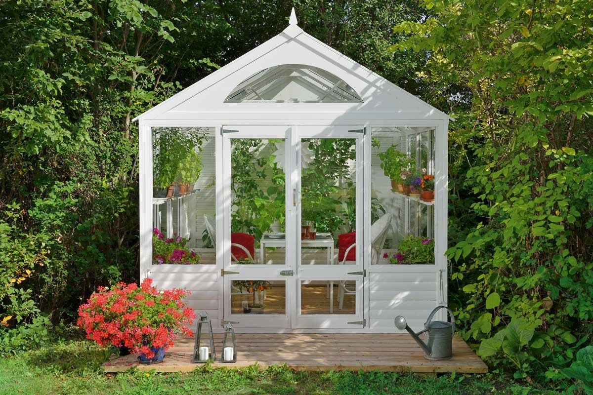 Stolpsko: Stolpsko till lusthus och trädgådsskjul