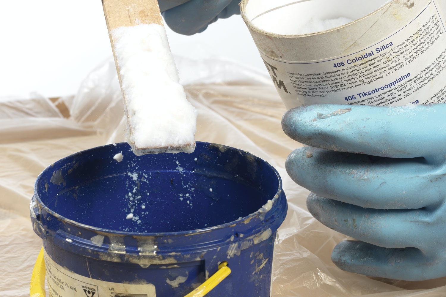 Epoxy lim: Hvordan blander du epoxy lim