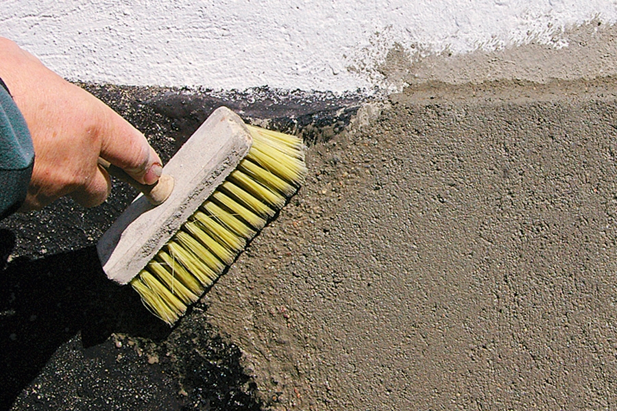 Reparasjon av sokkelhjørne: Det ytterste fine pusslaget