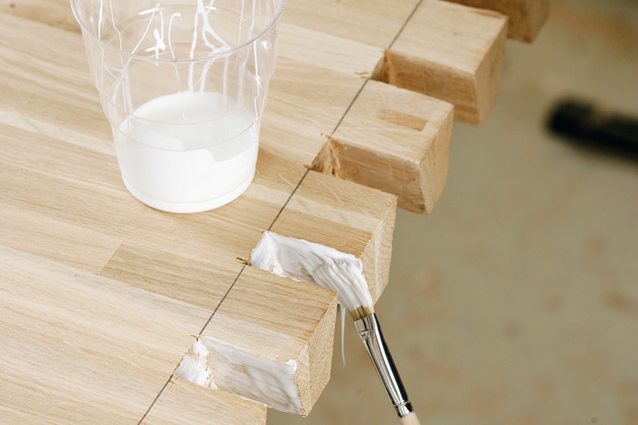 Svalehaleskjøt: Sammenføyning