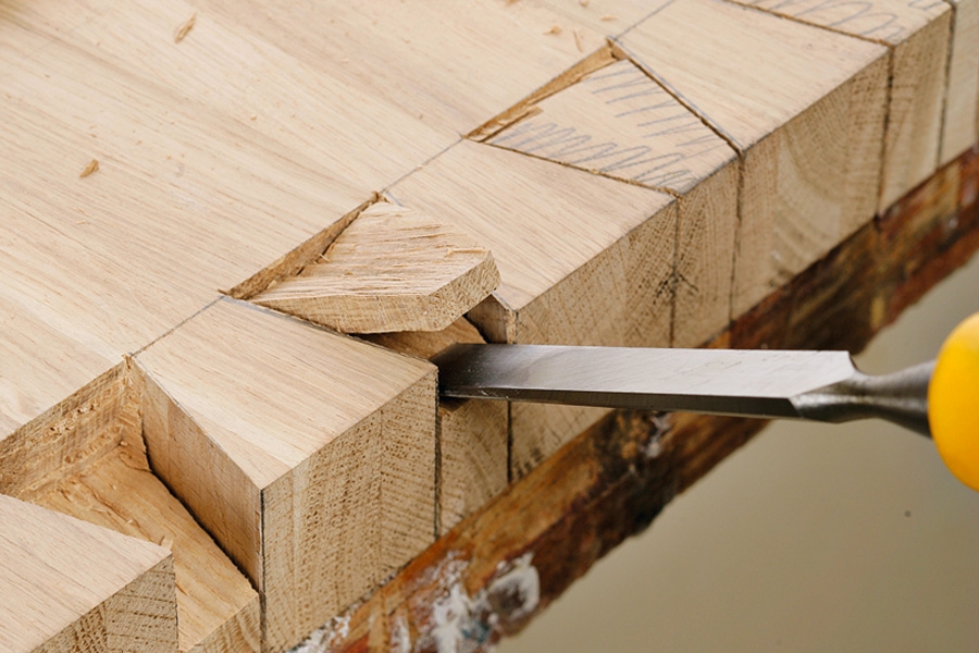 Laxstjärtar: Tapphål – uppmätning och uthuggning