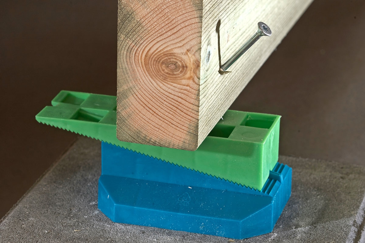 Træterrasse opbygning: Sådan bruges kiler