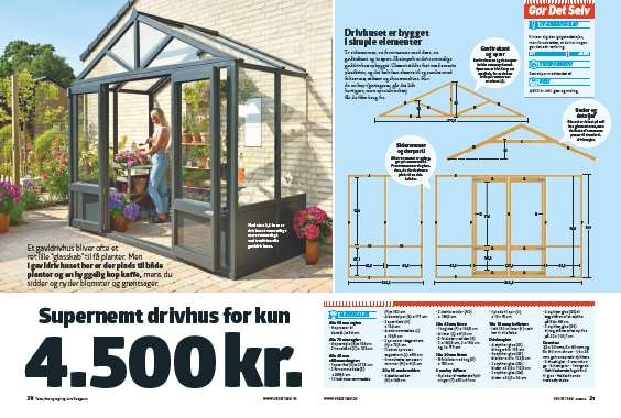 Gavldrivhus: Sådan bygger du et gavldrivhus