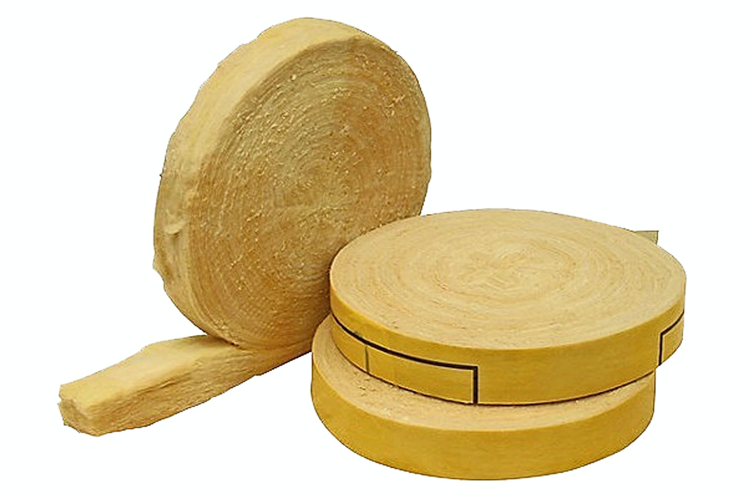 Mineralull på strimmel