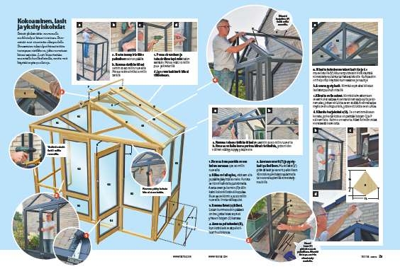Päätykasvihuoneessa: Helppo päätykasvihuone vain 600 €
