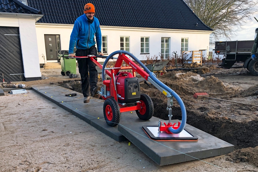 En vakuumløfter klarer det hårde arbejde for dig