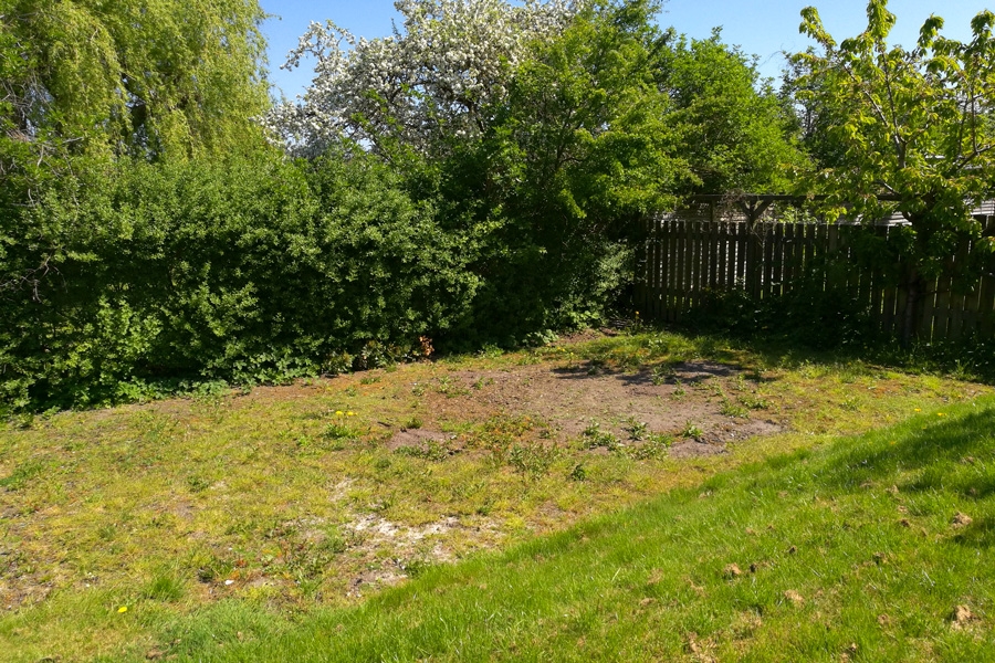 Mysig vrå med plattor