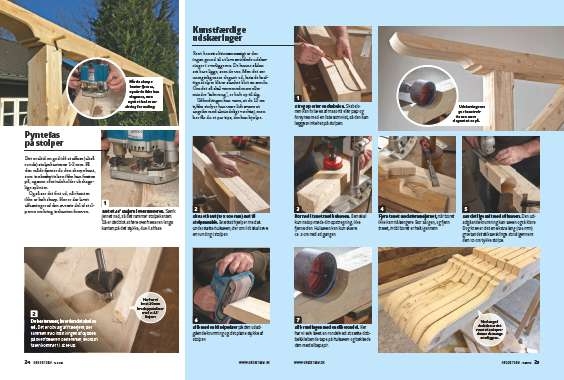 Pergola med lækre detaljer