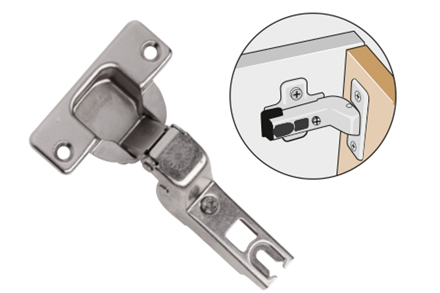 Kaapin saranat upotettavan oven sisäpuolella