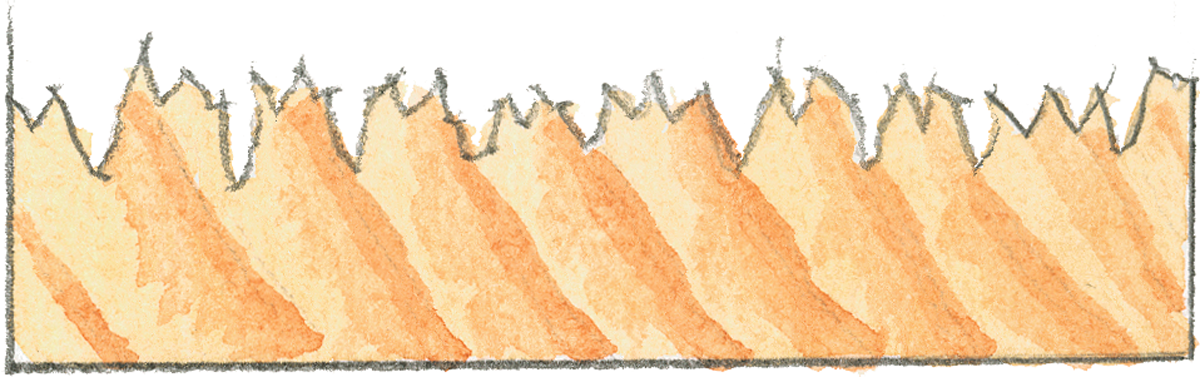 Puulattian hionta: Karkeus 60