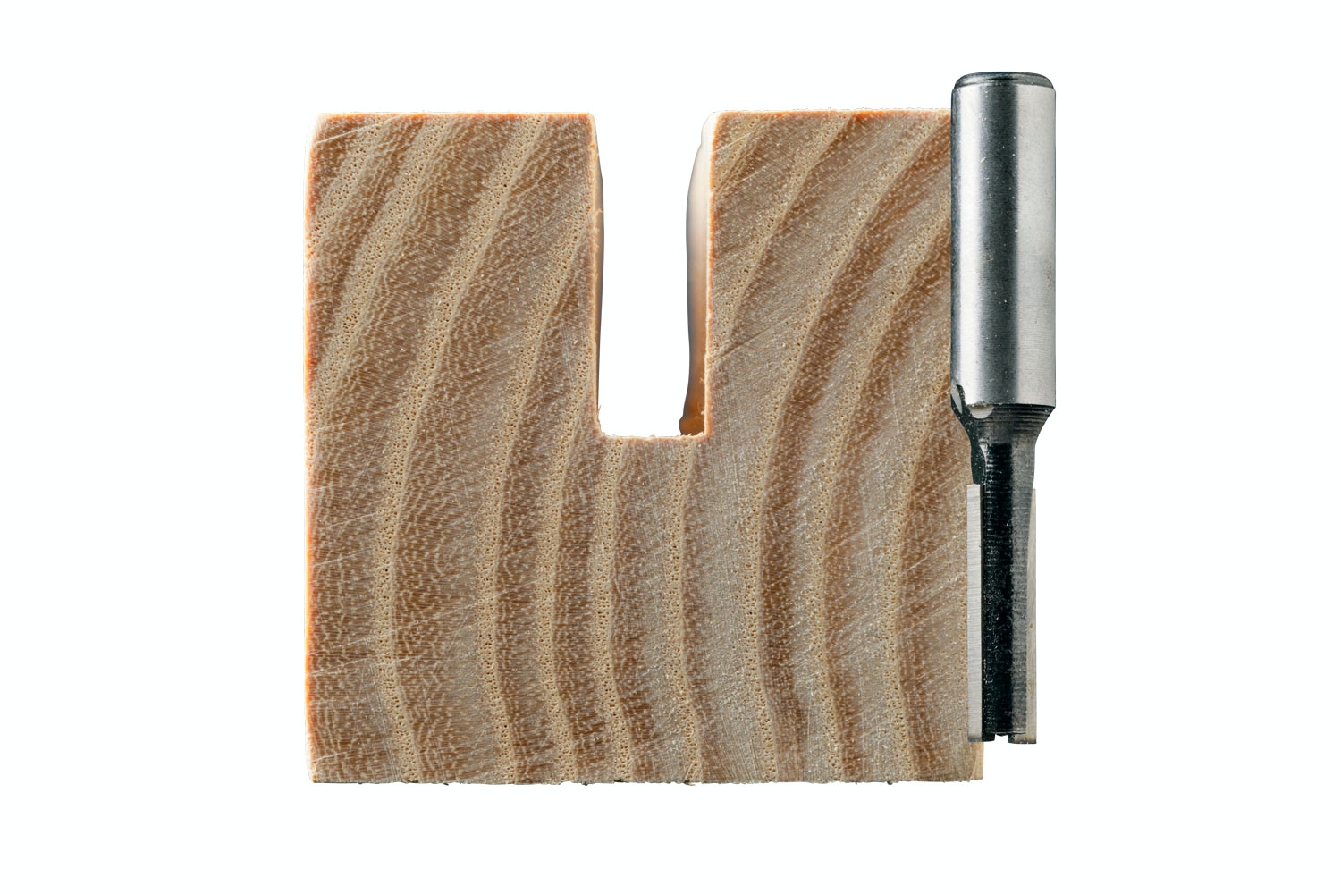 FRÆSEJERN: NOTFRÆSEJERN: Fræsejernet laver lodrette udfræsninger og er det mest enkle.