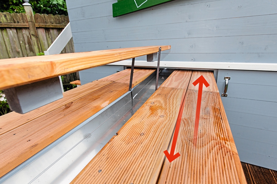 Grillikatos: Liikkuva pöytä