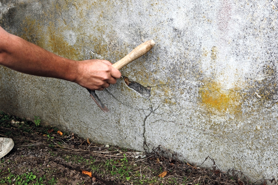 Grunnmur - Reparasjon av grunnmur