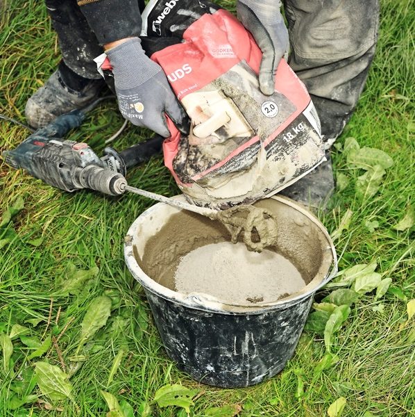 Sokkelin korjaus: Valmis laasti