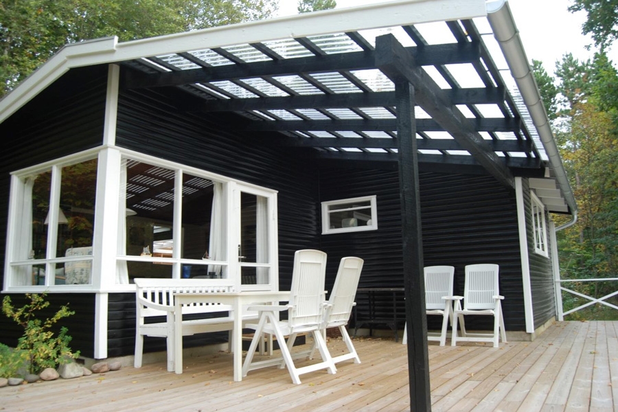 3 typer plasttag: Overdækket terrasse, terrassetag