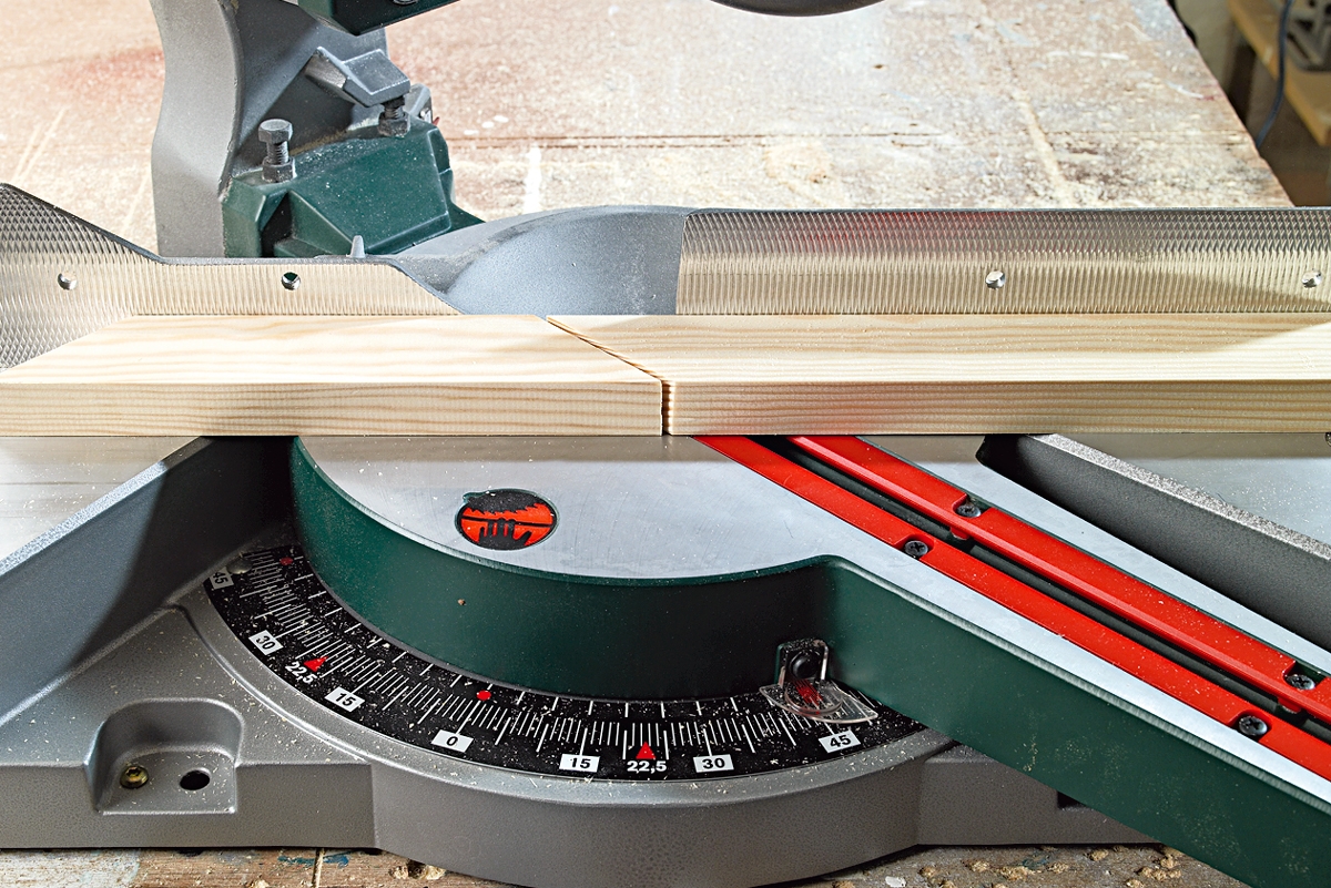 Kap geringssav: 45 graders geringssnit