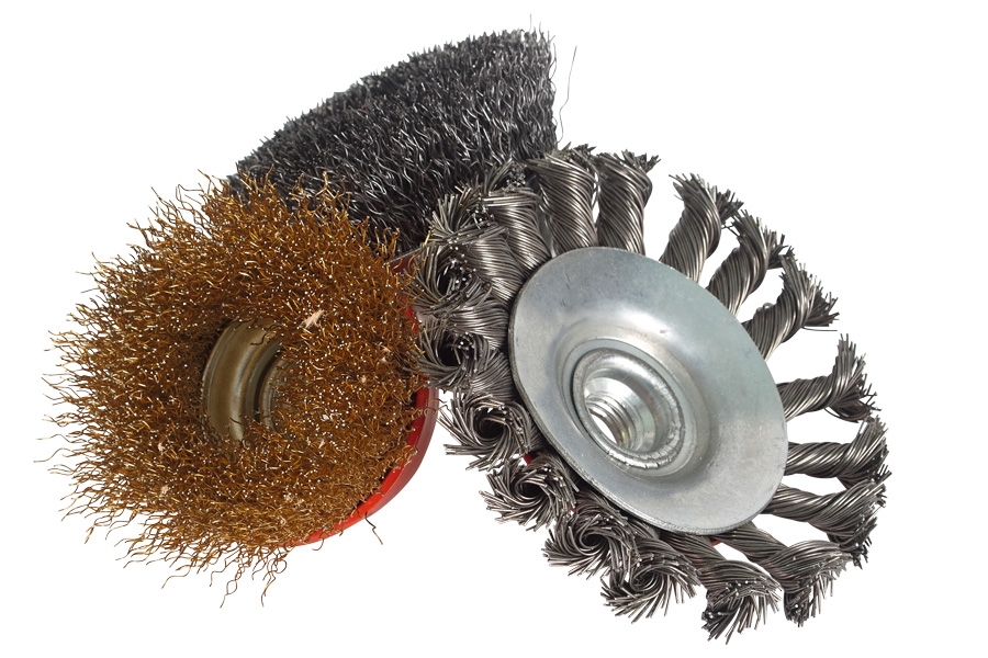 Slipetilbehør til vinkelsliper: Stålbørste/kjeglebørste